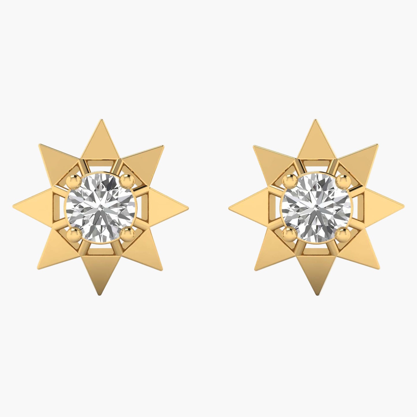 North Star Diamond Earrings