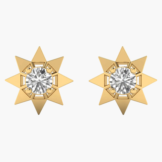 North Star Diamond Earrings