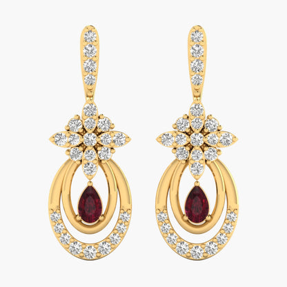 Radha Rani Diamond Earrings