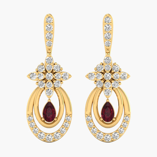 Radha Rani Diamond Earrings