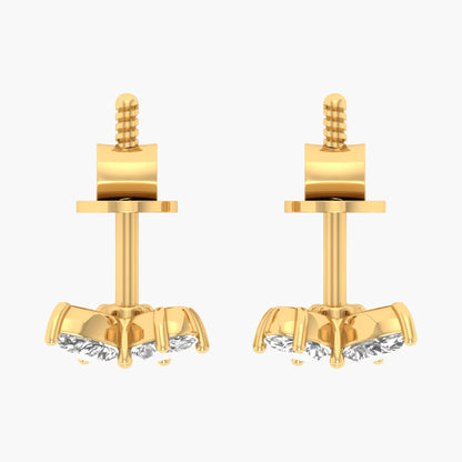 TriFusion Diamond Earrings