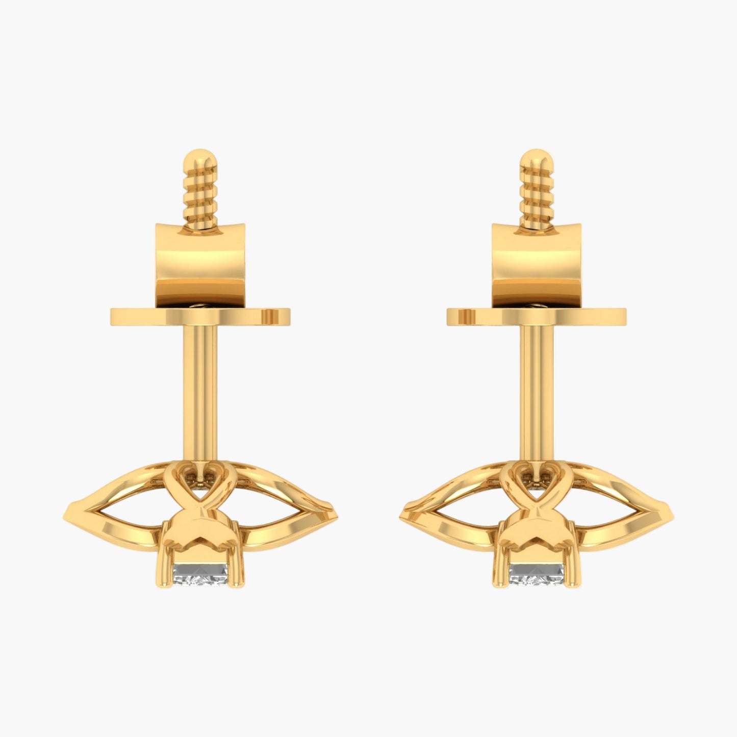 Snowflake Diamond Earrings