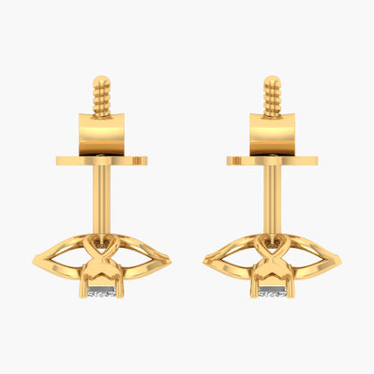 Snowflake Diamond Earrings