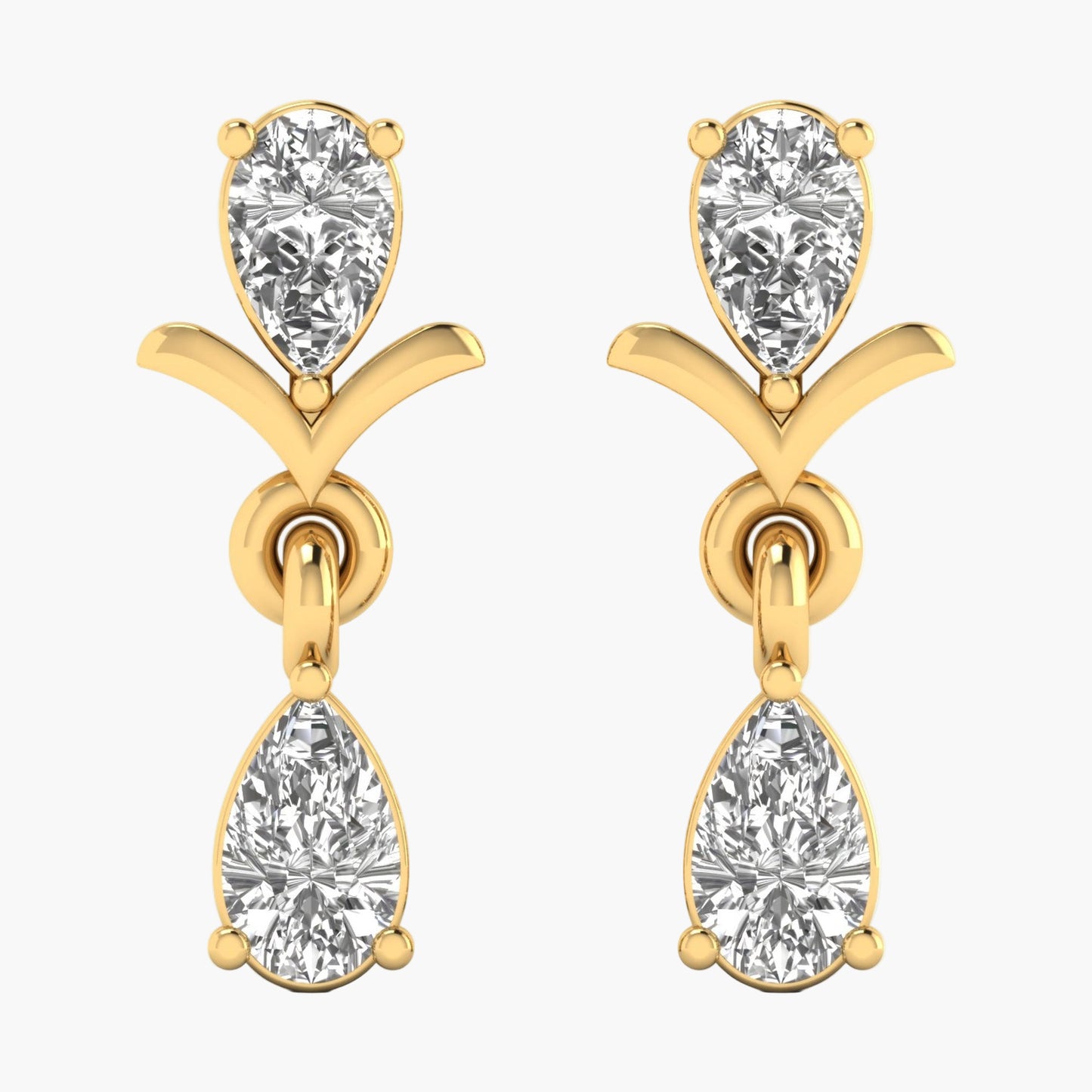 Timeless Trail Diamond Earrings