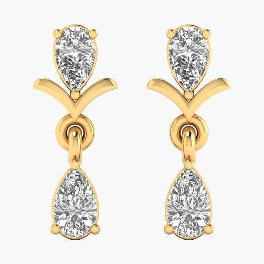 Timeless Trail Diamond Earrings