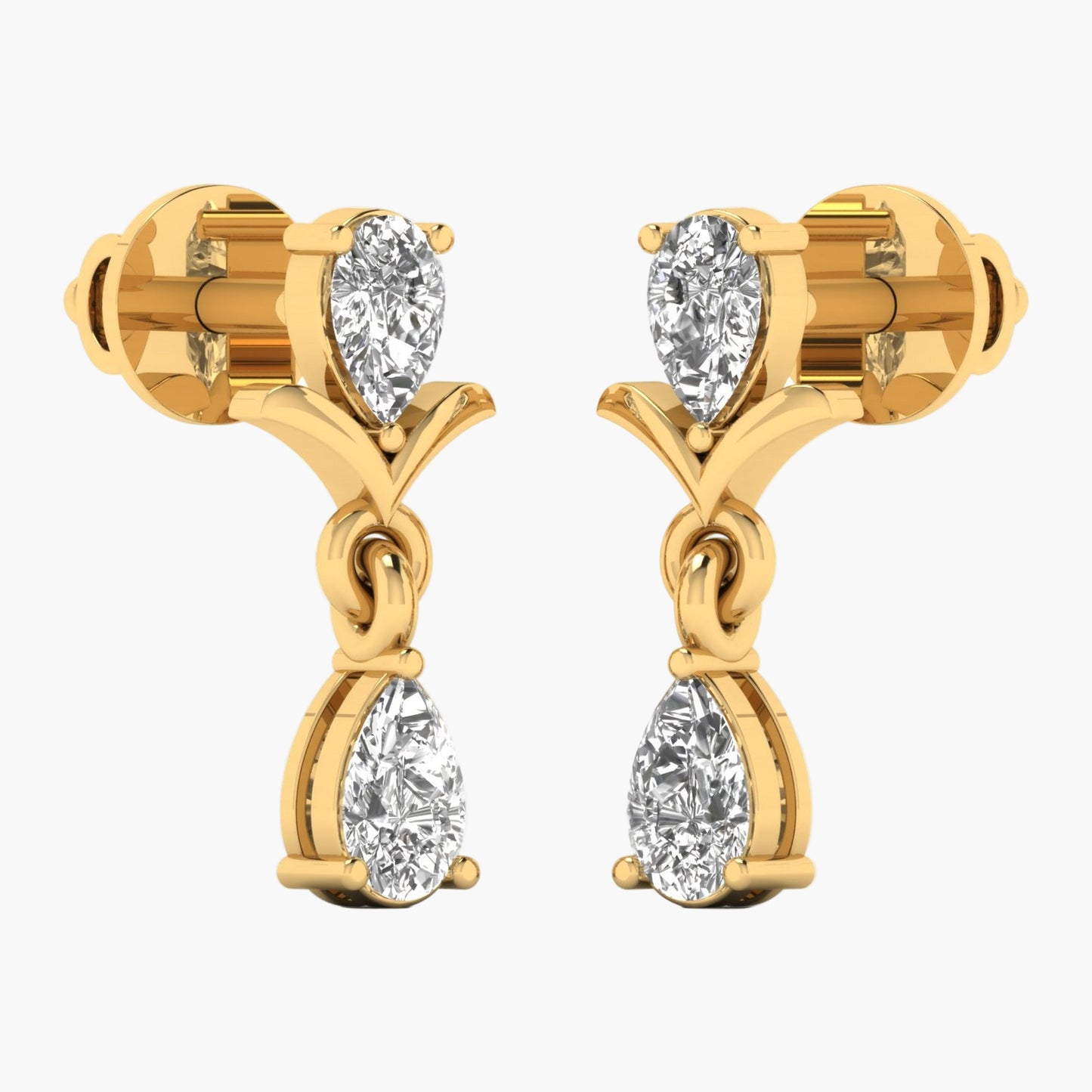 Timeless Trail Diamond Earrings