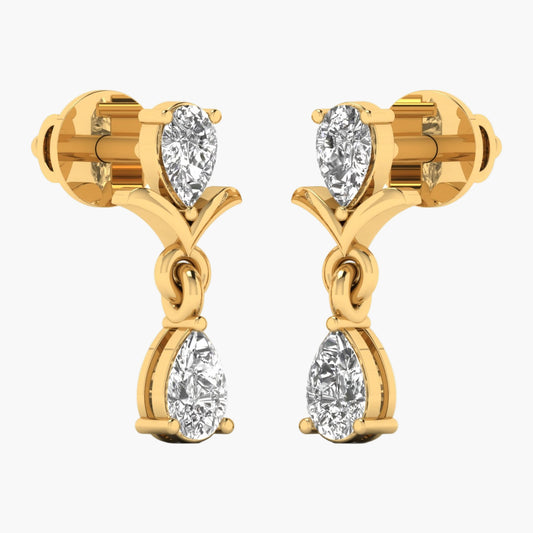 Timeless Trail Diamond Earrings