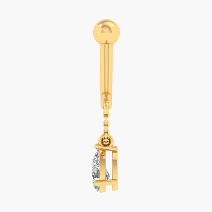 Bow & Arrow Helix Diamond Earrings