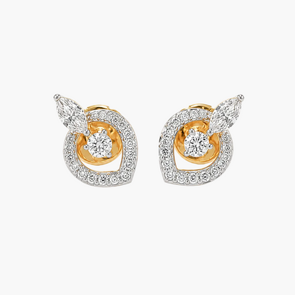 Botanical Cluster Diamond Earrings