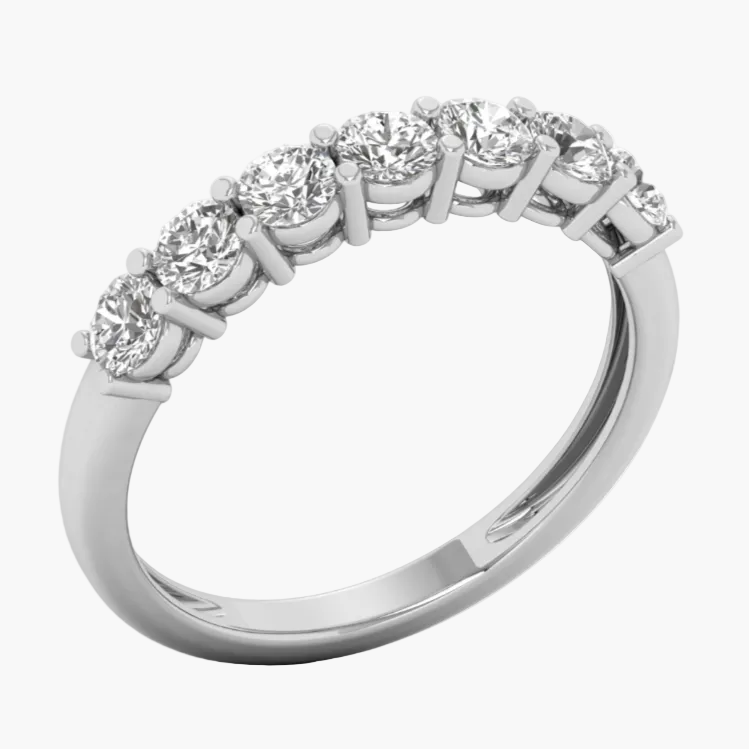 Signature Multi-Stone Diamond Stackable Ring