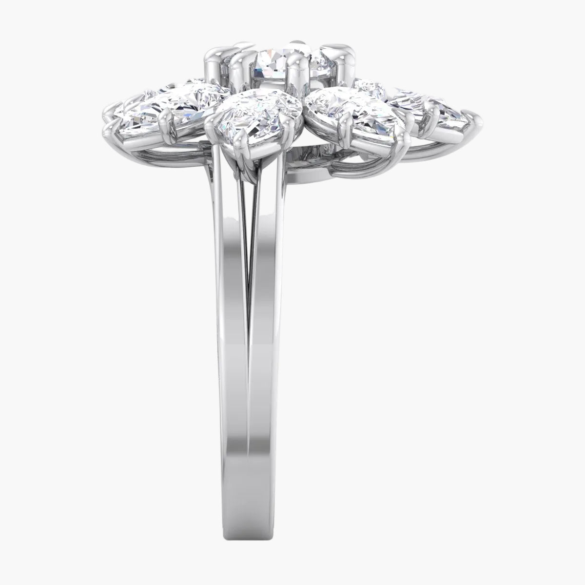 Love Column Diamond Ring