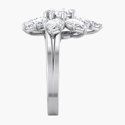 Love Column Diamond Ring
