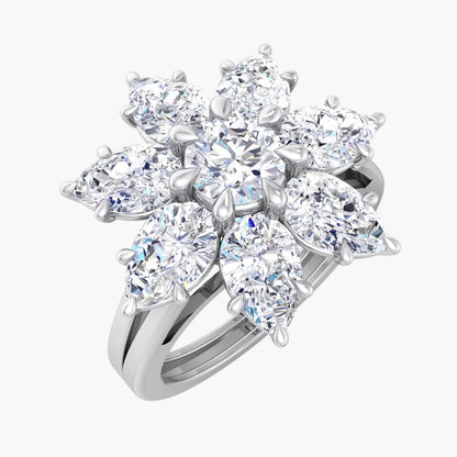 Love Column Diamond Ring