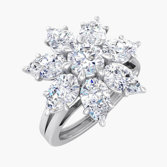 Love Column Diamond Ring