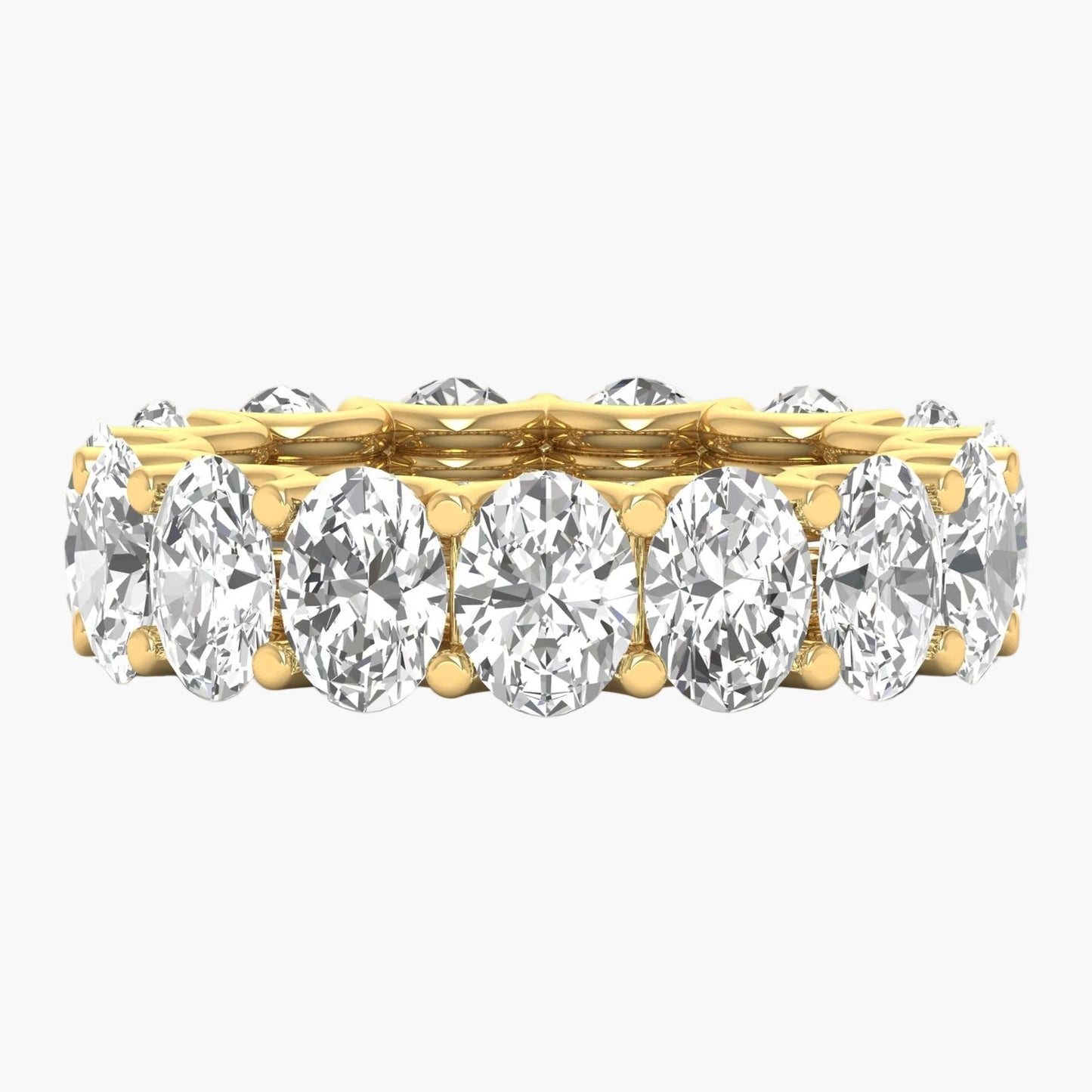 Golden Luminary Diamond Ring