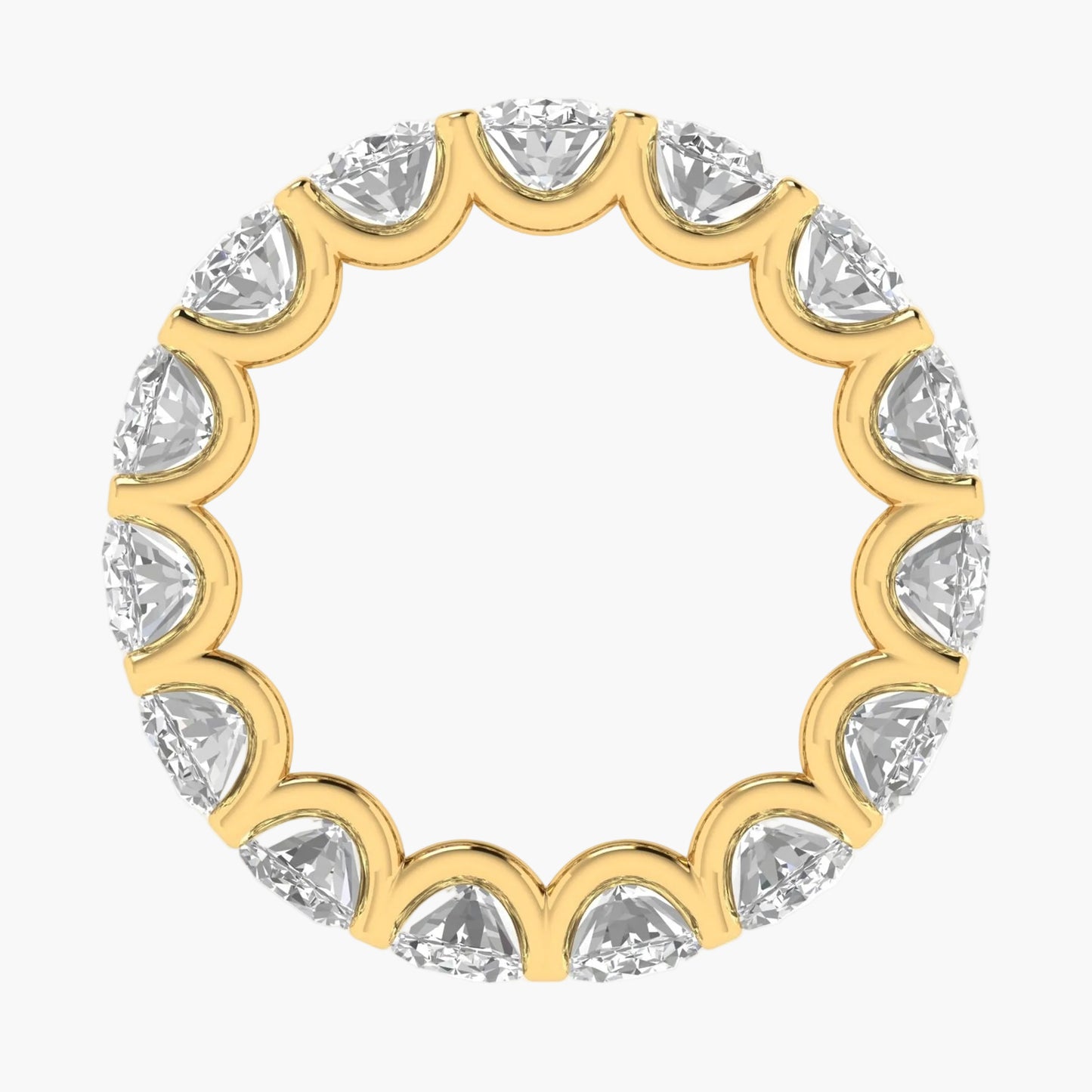Golden Luminary Diamond Ring