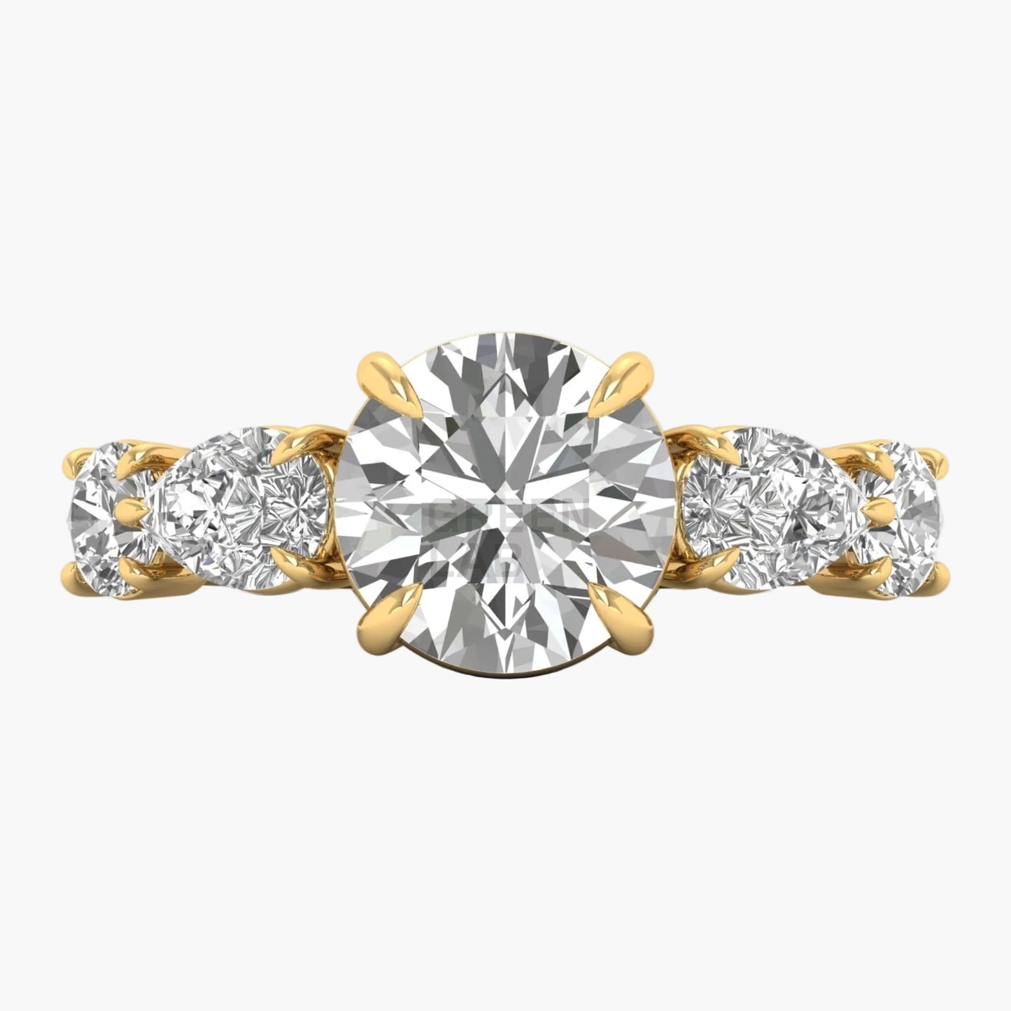 Five Fire & Fine Diamond Ring
