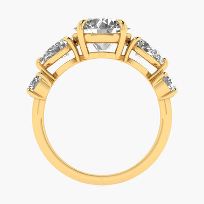 Five Fire & Fine Diamond Ring
