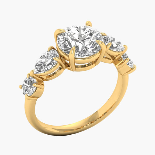Five Fire & Fine Diamond Ring