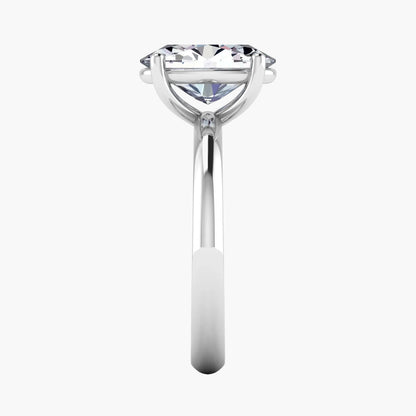 Diamond ring with a white background