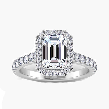 Emerald Eternity Diamond Ring