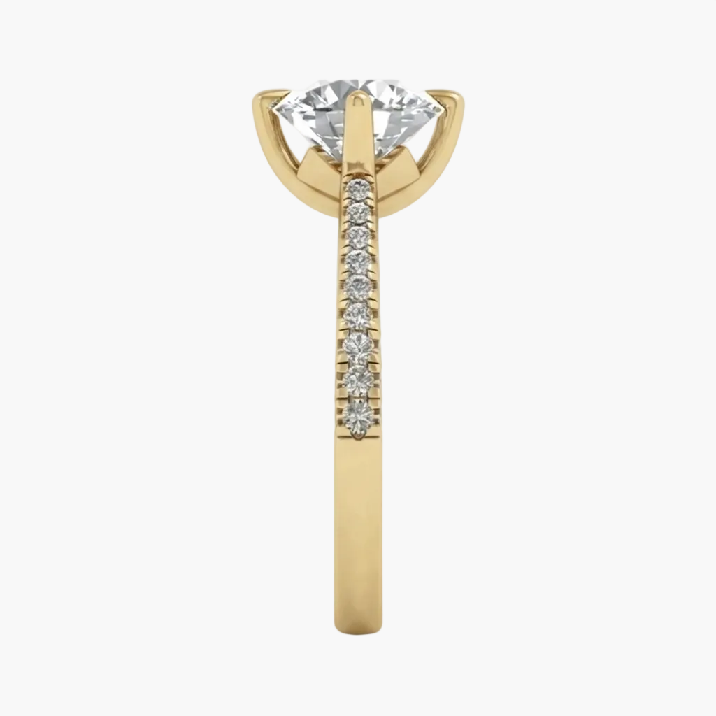 Signature Timeless Cathedral Pavé Diamond Ring