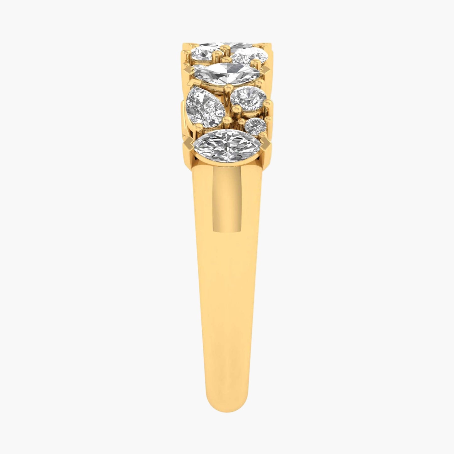 Marquise Cluster Band Diamond Ring