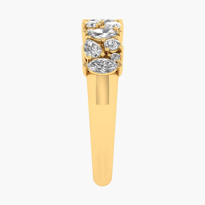 Marquise Cluster Band Diamond Ring