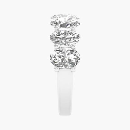 Diamond earring on a white background