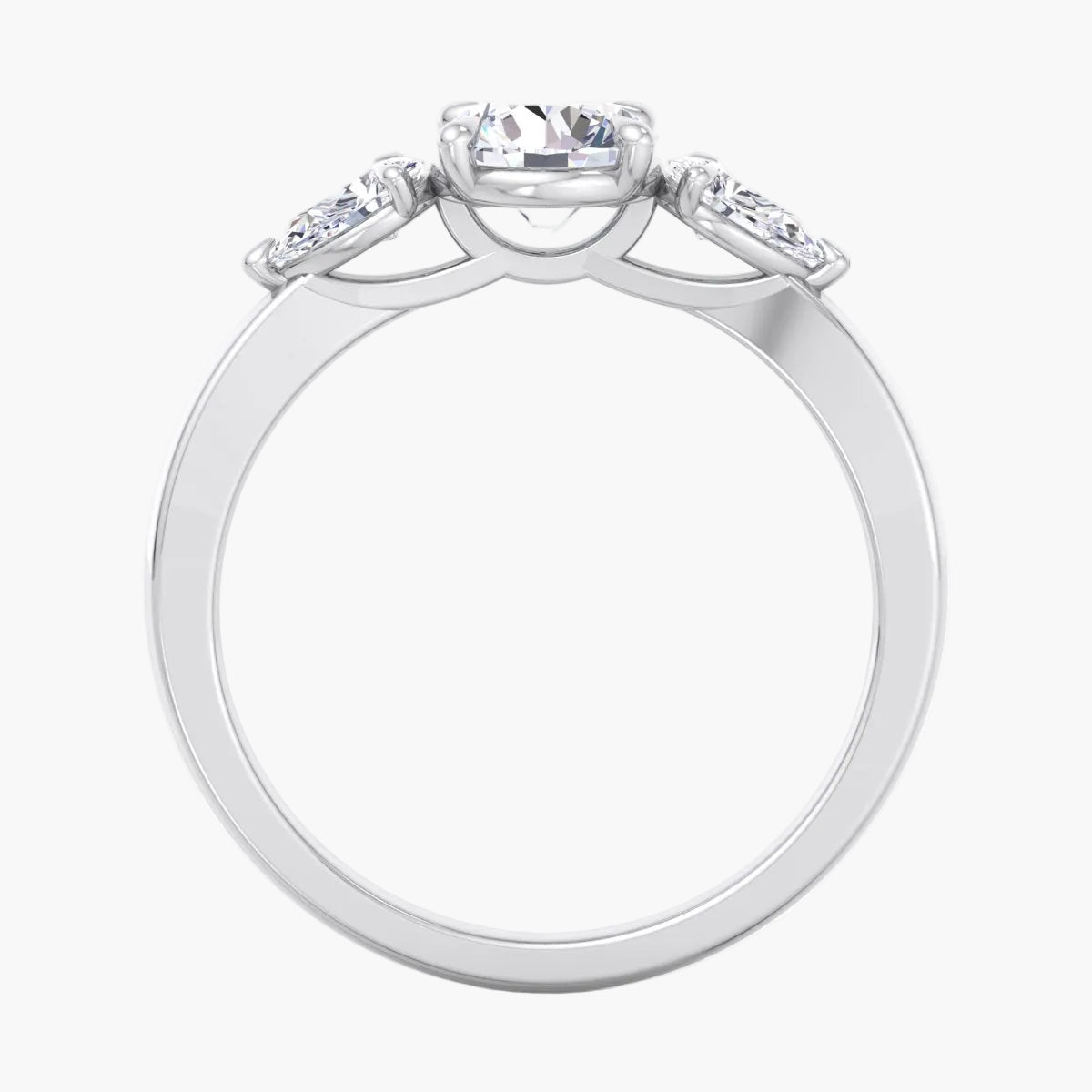 Minimalist Bloom Diamond Ring