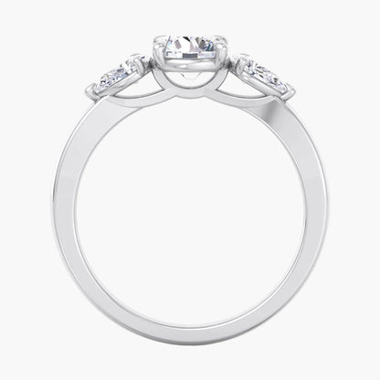 Minimalist Bloom Diamond Ring