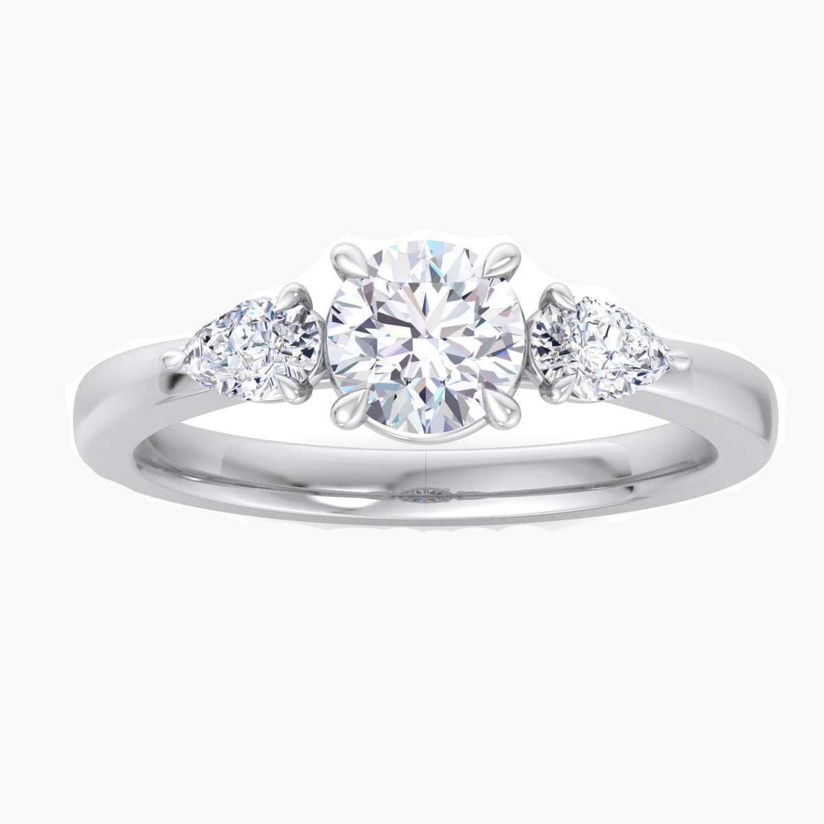 Minimalist Bloom Diamond Ring