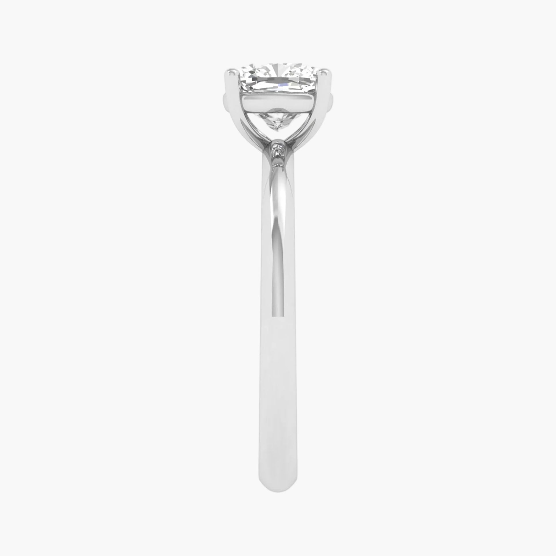 Diamond ring with a white background