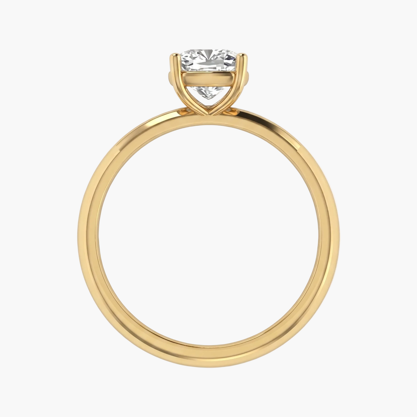 Square Cushion Shaped Diamond Ring