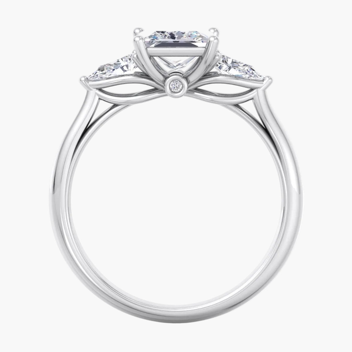 Entwine Square Diamond Ring