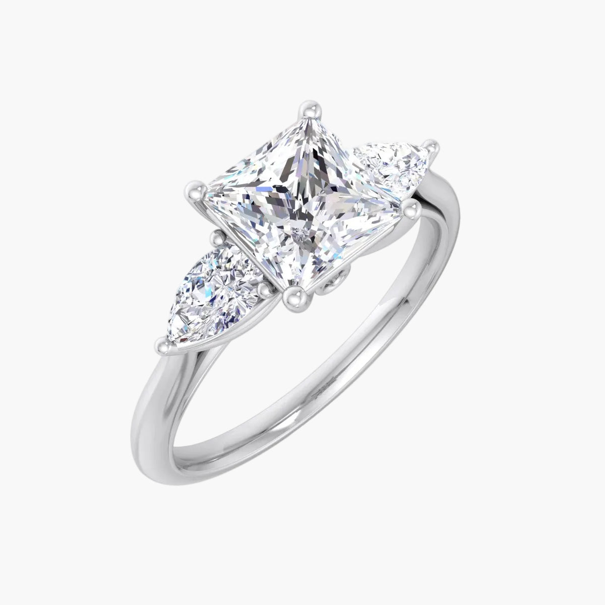 Entwine Square Diamond Ring