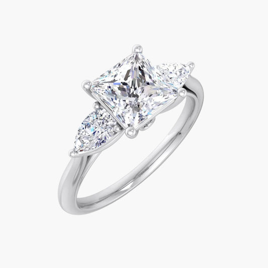 Entwine Square Diamond Ring
