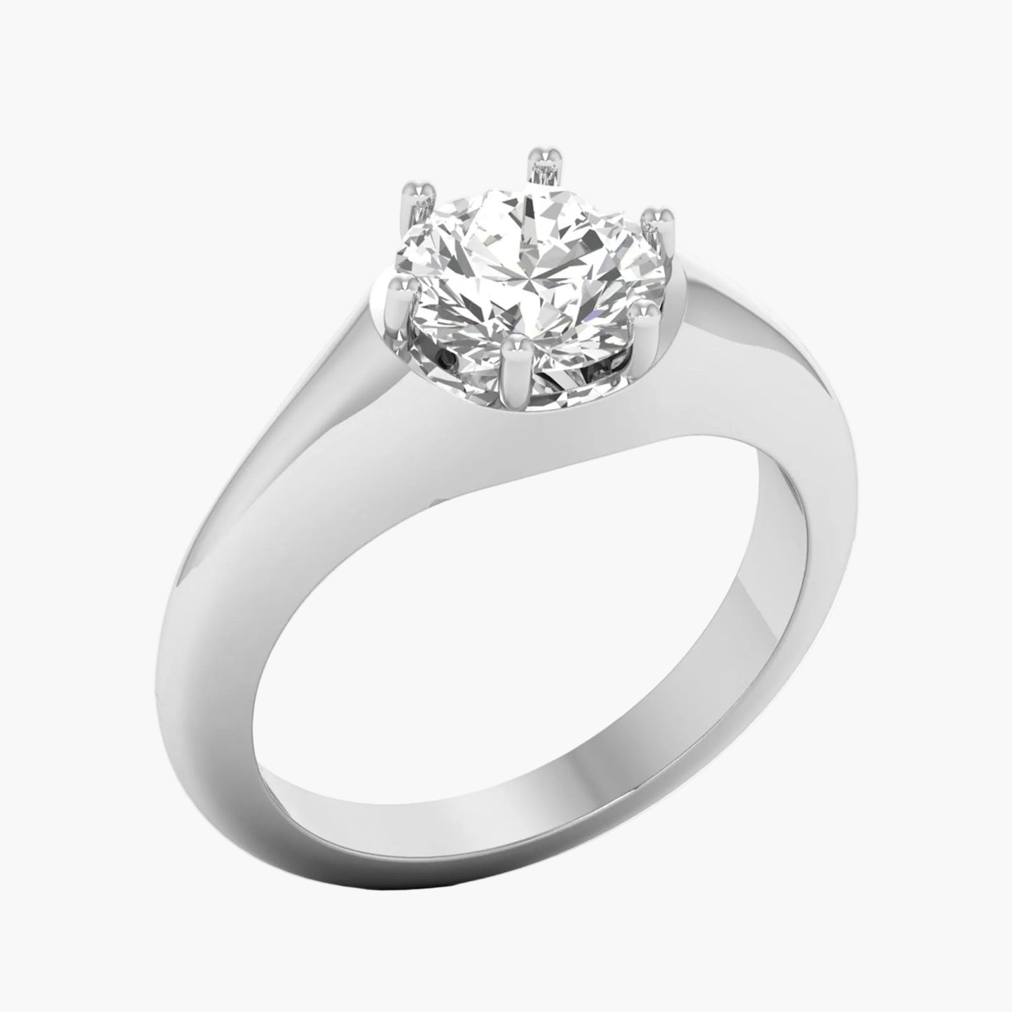 Diamond ring on a white background with 'Green Lab' branding.