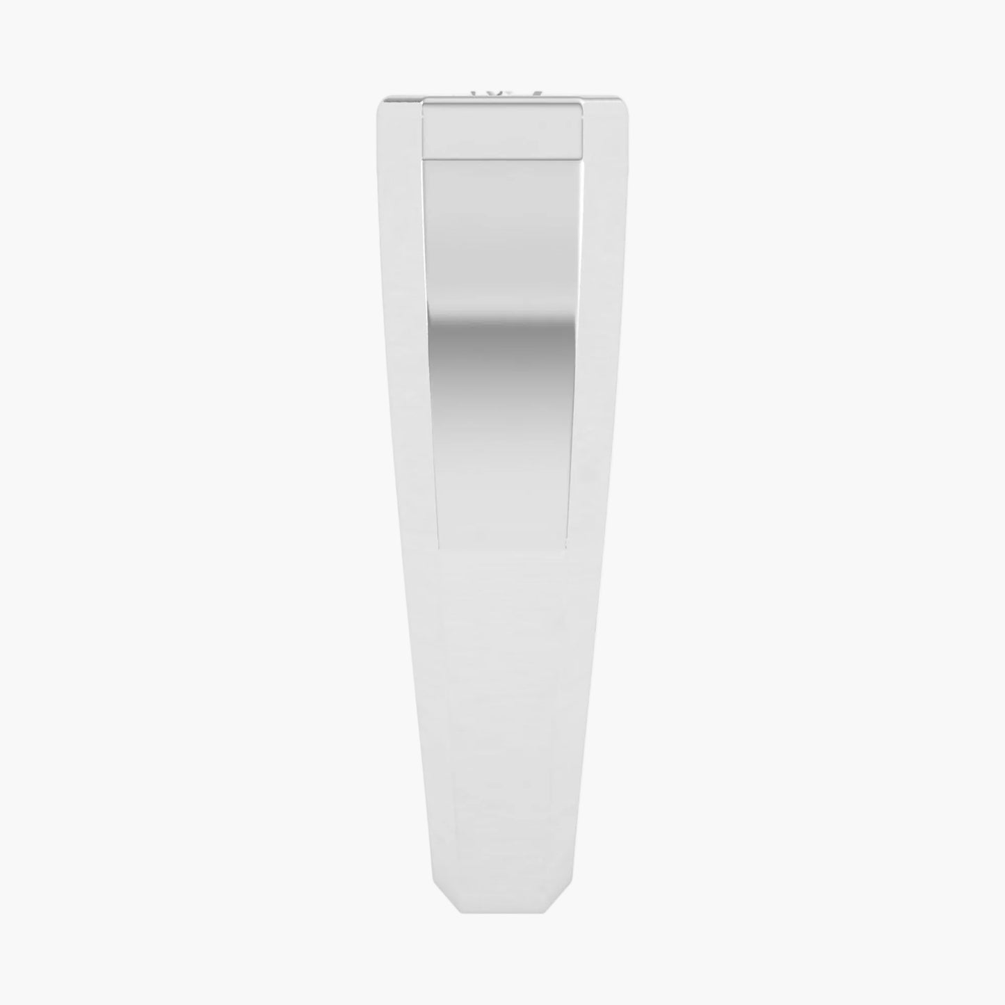 White electronic device on a white background