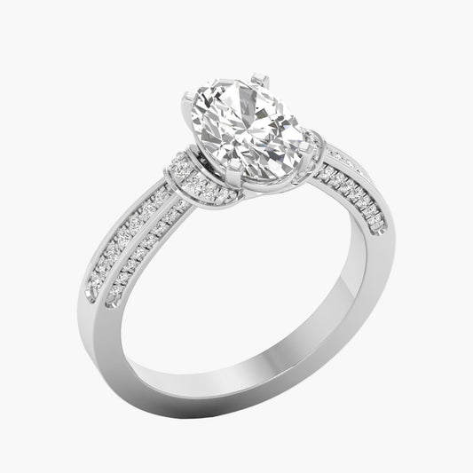 Modern Empress Diamond Ring