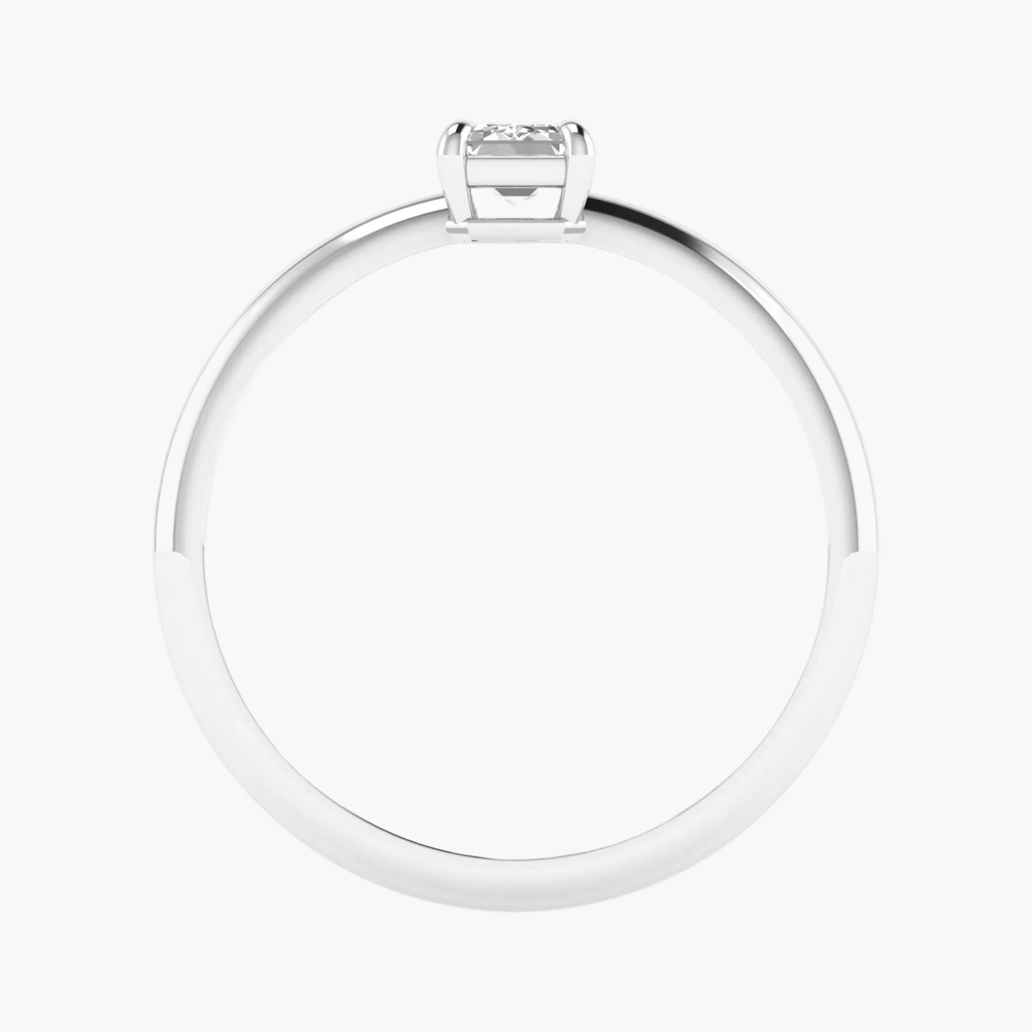 Floating Emerald Diamond Ring