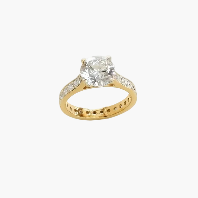 Classic Four-Prong Solitaire Engagement Ring