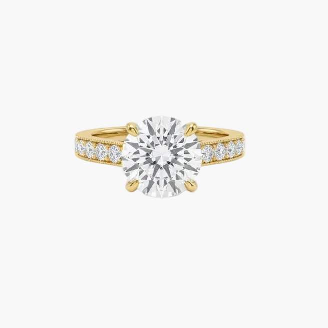 Classic Four-Prong Solitaire Engagement Ring