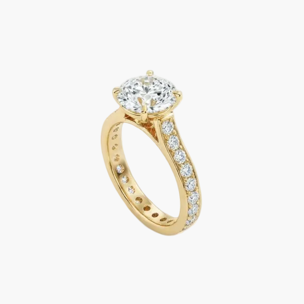 Classic Four-Prong Solitaire Engagement Ring