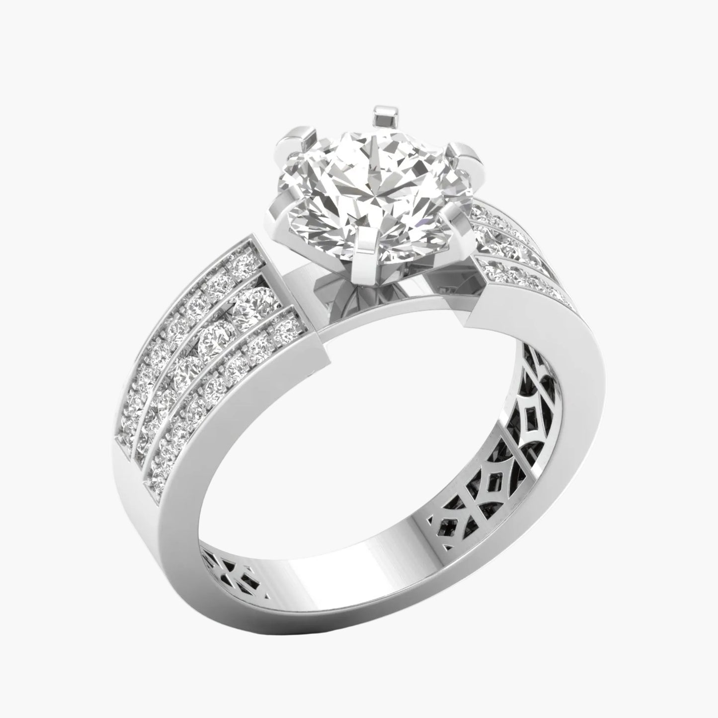 Prism of Light Diamond Ring