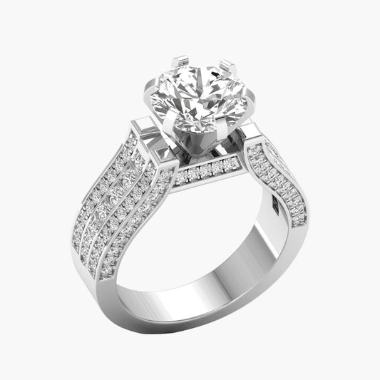 Solstice Echo Diamond Ring