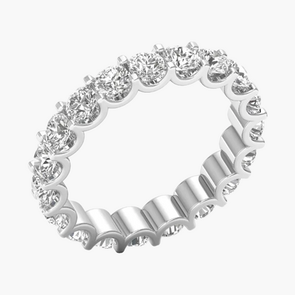 Diamond ring with a white background