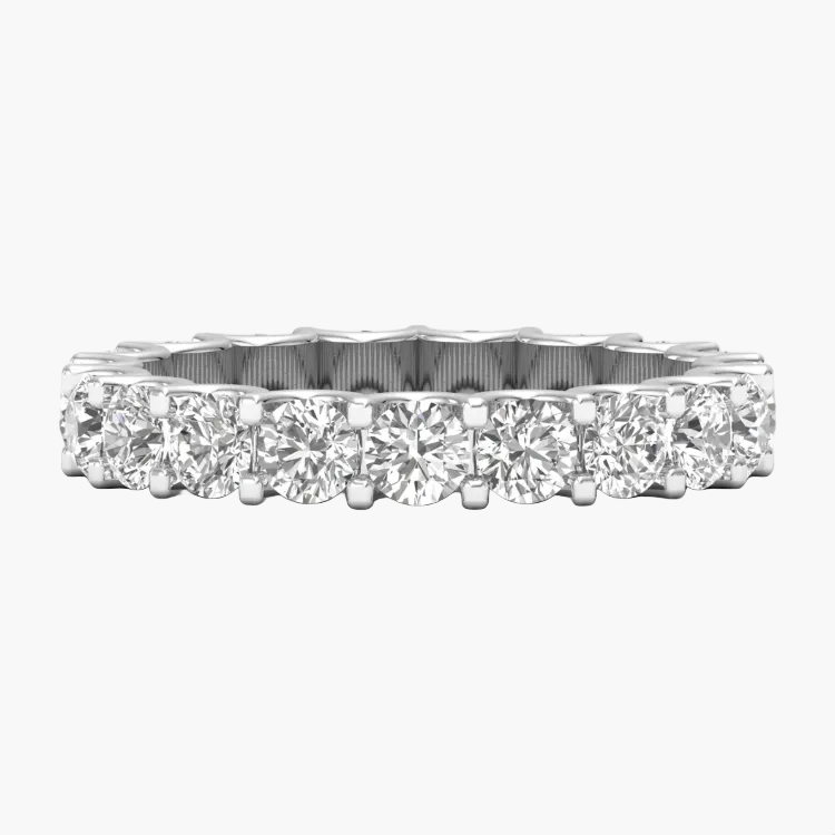 Diamond ring with a white background