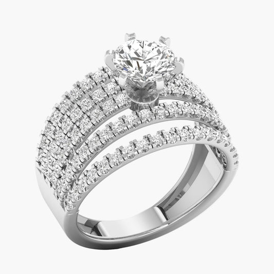 Glowline Diamond Ring