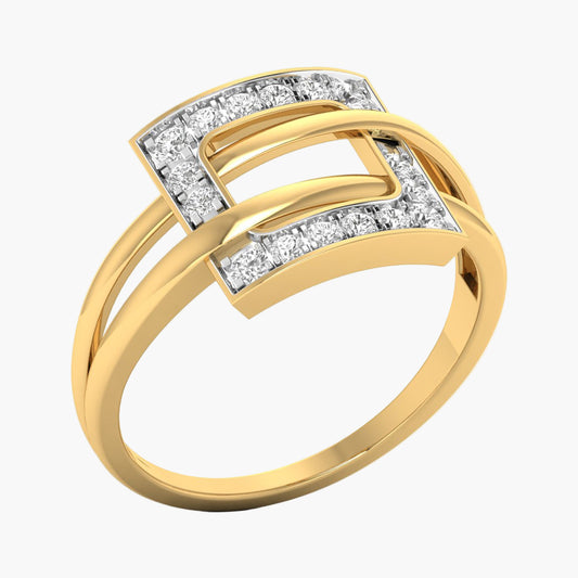 Starlight Square Diamond Ring